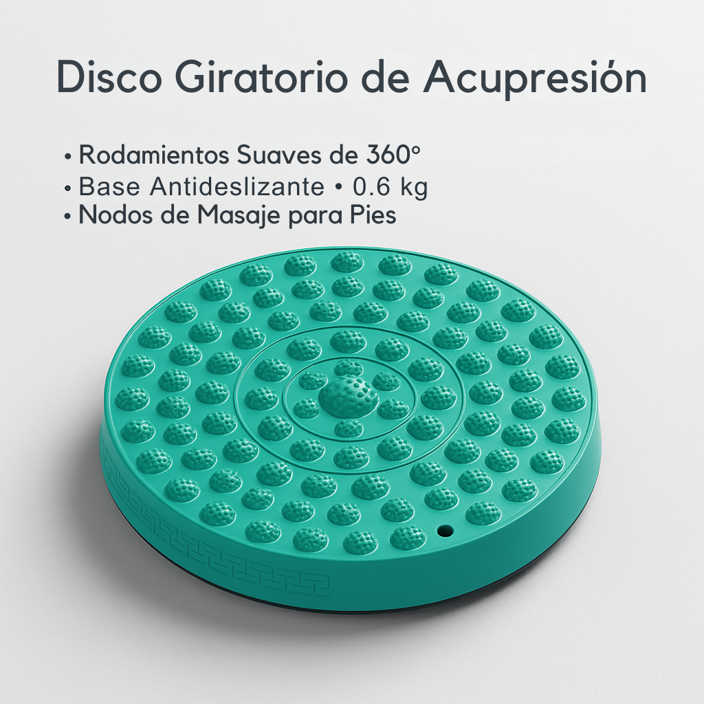 Disco Giratorio Grande de Acupresión para Masaje de Pies