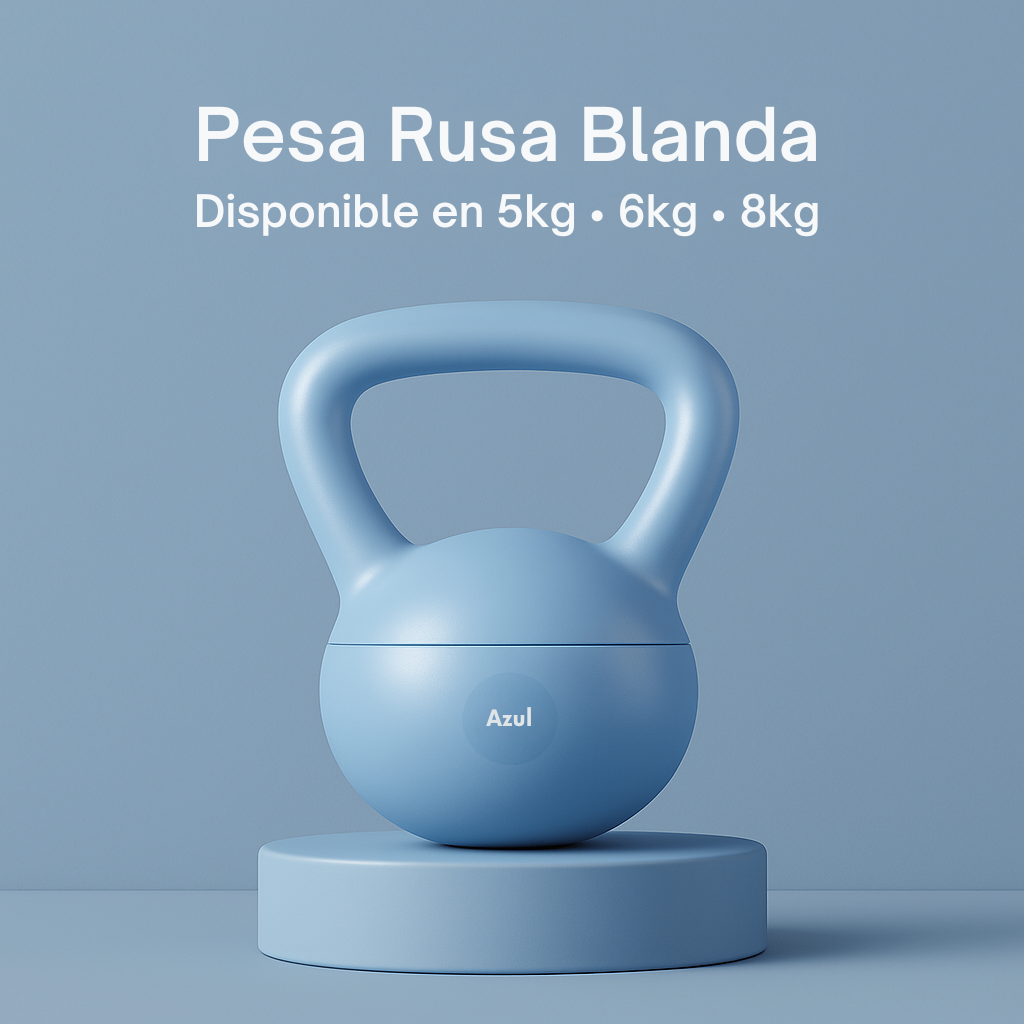 Pesa Rusa Blanda (Kettlebell) para Fitness en Casa