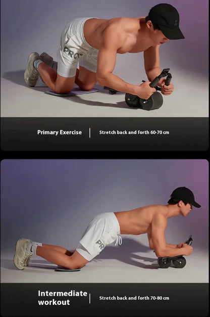 Rueda abdominal con rebote automático